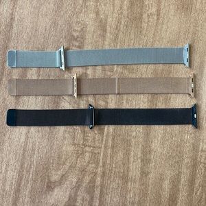 i watch bands compatible with Apple Watch Stainless Steel Mesh Loop